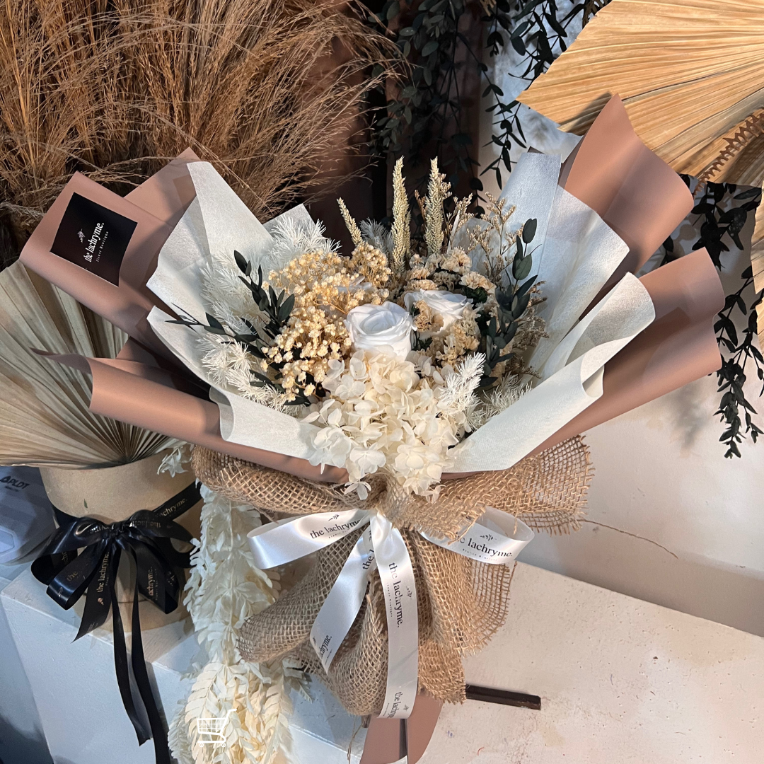 Latte | Preserved Blooms | Petite