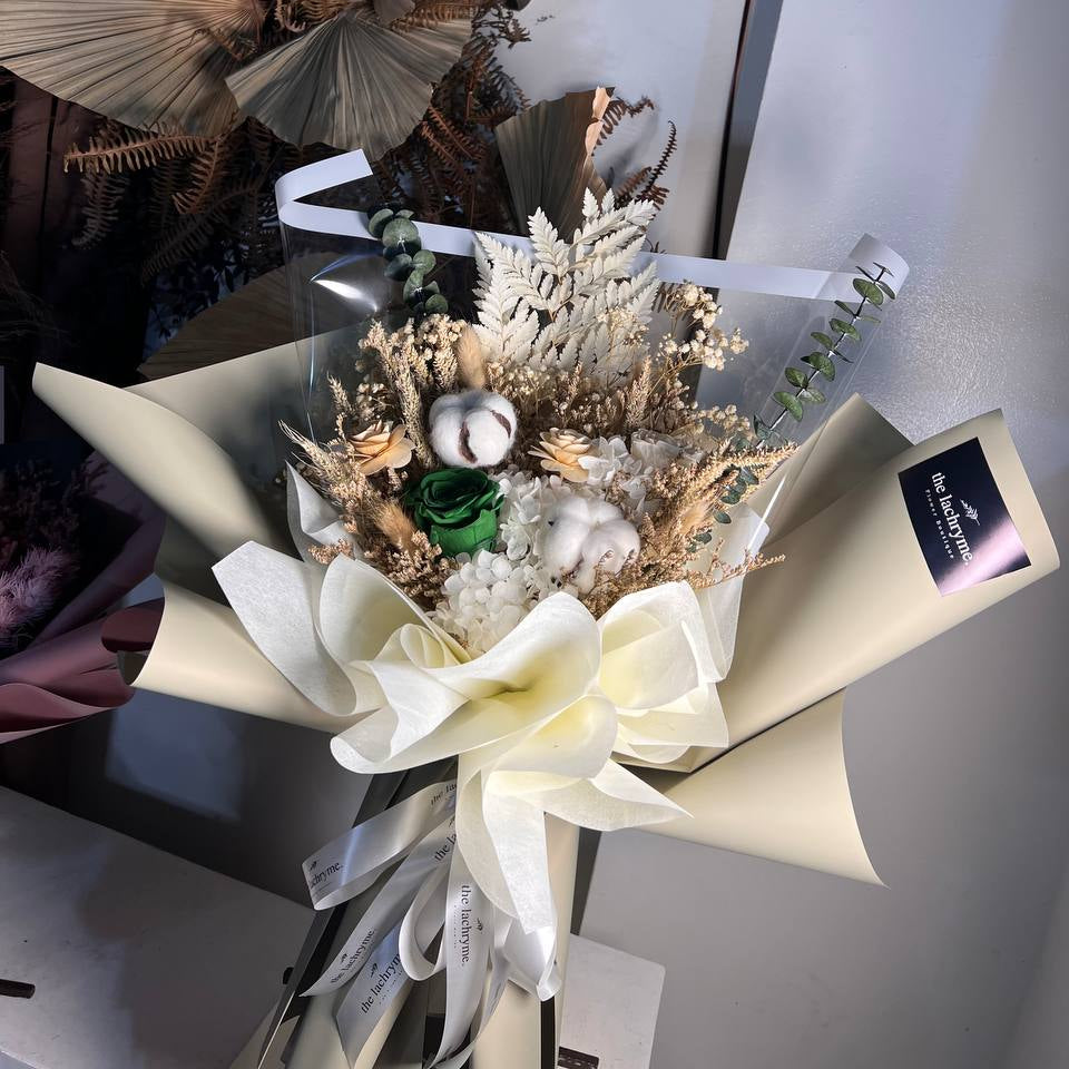 Matcha | Dried & Preserved Blooms | Deluxe