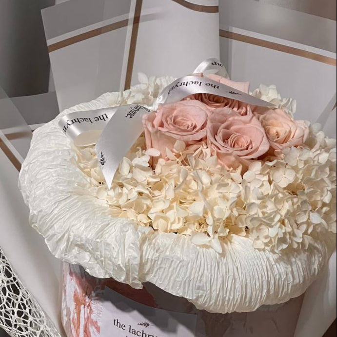 Canes in Pink | Preserved Roses | Round Blooms in Grand