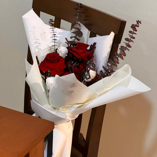 Wine Red | Preserved Blooms | Petite