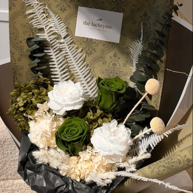 Grün | Preserved Peony & Rose | Grand