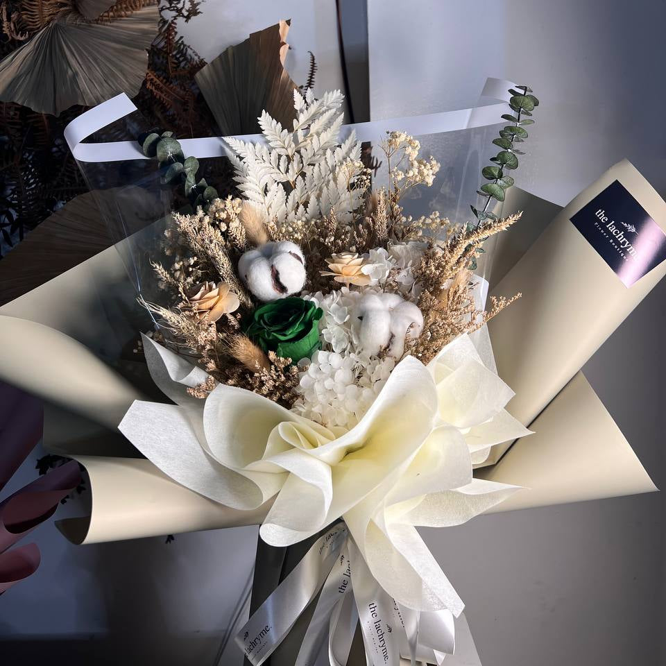 Matcha | Dried & Preserved Blooms | Deluxe