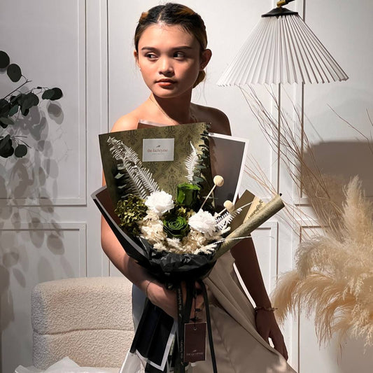 Grün | Preserved Peony & Rose | Grand