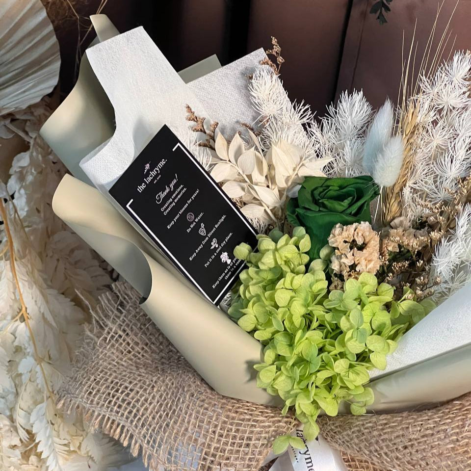 Matcha | Preserved Blooms | Super Mini