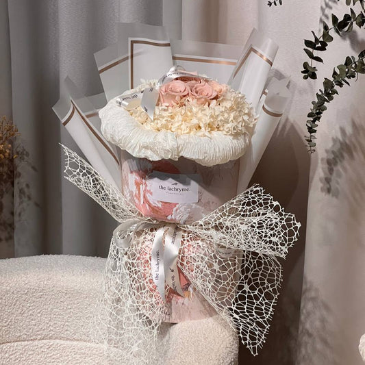 Canes in Pink | Preserved Roses | Round Blooms in Grand