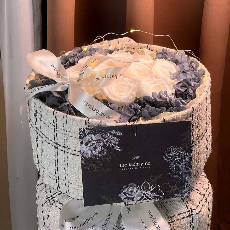 Million Roses White | 12 Premium Roses | Round Blooms