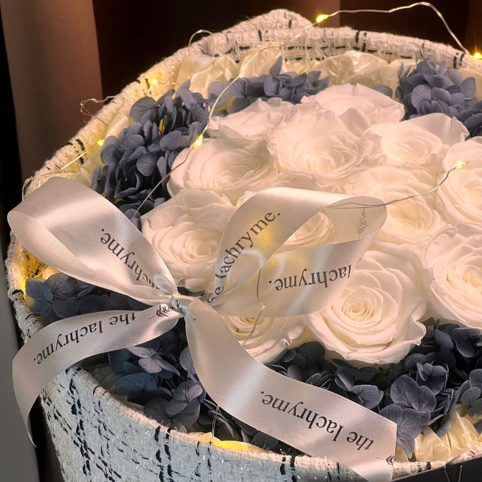 Million Roses White | 12 Premium Roses | Round Blooms