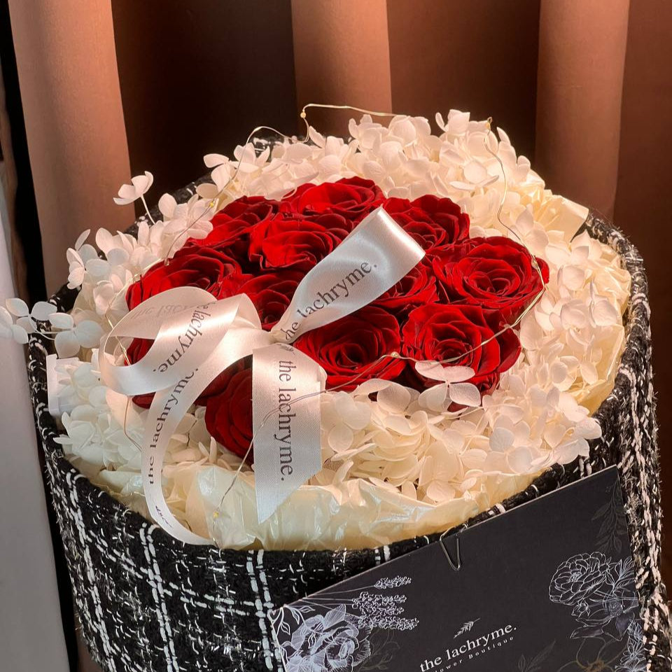 Million Roses Red | 12 Premium Roses | Round Blooms