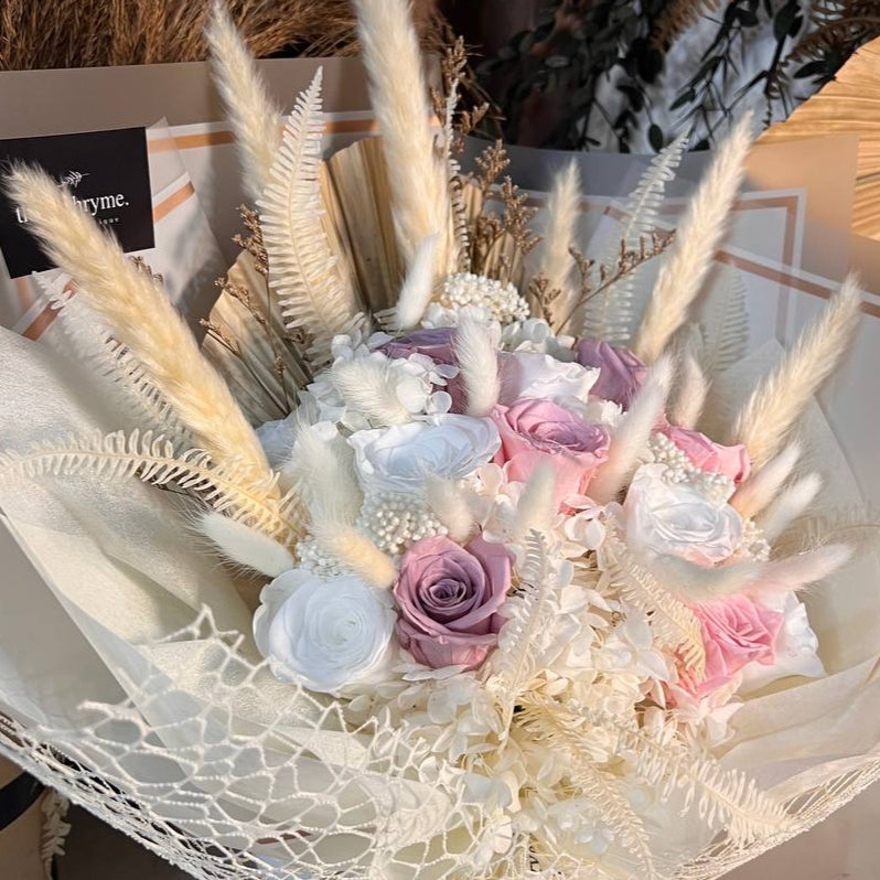 Ethereal Blooms | 12 Preserved Roses | Luxurious