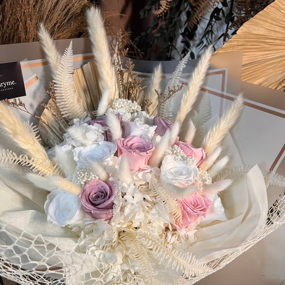 Ethereal Blooms | 12 Preserved Roses | Luxurious