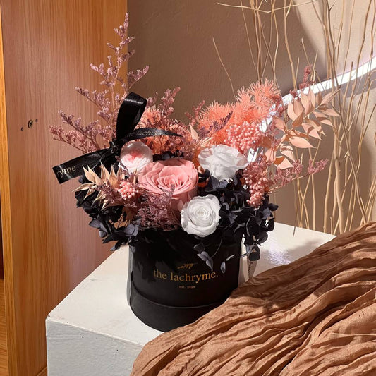 Pearl | Preserved Blooms | Le Fleur Round Small